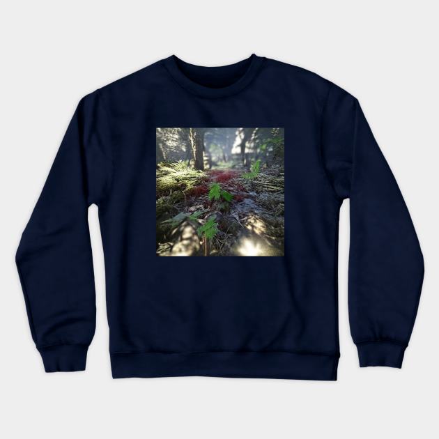 Minuet of Forest Crewneck Sweatshirt by lowpolyshirts